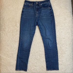 Madewell High Rise Slim Boyjean